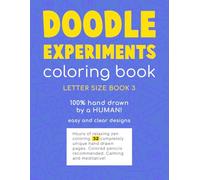 Doodle Experiments Coloring Book Letter Size Book 3