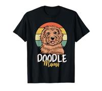 Doodle Mama Cute Dog Lover, Regalo retrò per Cuccioli Maglietta