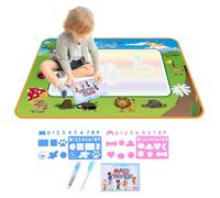 DOODLE MAT - grande cuscinetto da disegno di doodle, tappetino artistico reuso 80x60cm per bambini | Giocattolo educativo senza polvere per bambini, regalo di apprendimento creativo per Natale, comple