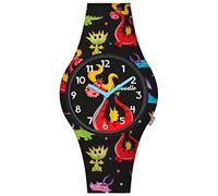 Doodle Orologio per bambini con drago al quarzo con cinturino in silicone DO32012, cinghia