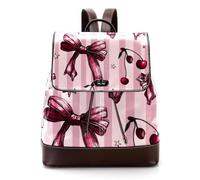 Doodle sottile frecce con piume PU pelle zaino borsa per le donne, moda donna borsa a tracolla da viaggio, Multicolore 02, 27x12.3x32cm