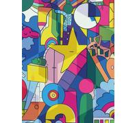 DOODLE WALL ARTBOOK: 8.25 x 11 Inch 100 Smooth Blank Pages | Gift for Artists, Students & Selfcare lovers | For Art, Education, Travel & Home