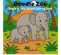 Doodle Zoo: Simple & Cute Animal Coloring Book