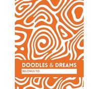 Doodles & Dreams: Orange Swirl Print