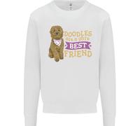 Doodles Ragazze Migliore Amica Goldendoodle Cane Bambini Felpa Maglione