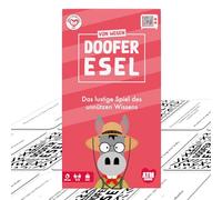 DOOFER ESEL - Il divertente gioco della conoscenza inutile - Gioco di creatività, bluff e umorismo - Gioco di carte per adulti e bambini - Gioco di società a partire dai 14 anni - Regalo per l'inizio