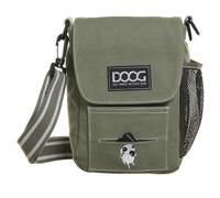 DOOG Borsa A Spalla Verde Per Cani, Ca. 17x21x7cm, Inclusi 20 Sacchetti Per Feci
