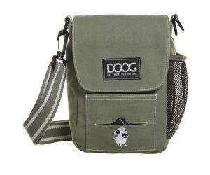 DOOG Borsa A Spalla Verde Per Cani, Ca. 17x21x7cm, Inclusi 20 Sacchetti Per Feci