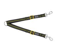 DOOG Cintura Bolt Nera/Gialla Per Cani, 38-60 Cm, Riflettente, O-Ring