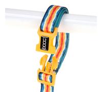 DOOG Guinzaglio per Cani Clip-It Scout Rosso/Giallo/Blu Neoprene Acqua & Neve