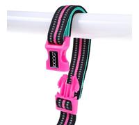 DOOG Neon Guinzaglio Clip-It Rin Tin Tin 1,3-1,6M Verde/Rosa, Regolabile