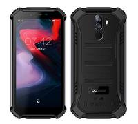 DOOGEE (3GB + 32GB robusta 4G Android 9,0 Rugged Smartphone in Offerta - 5,5’’ HD+ (Gorilla Glass 4) IP68 impermeabile Resistenti Cellulare militare, dual SIM, 4650mAh, GPS/NFC- Nero