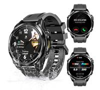 DOOGEE ANYWISE W1 LITE Smart Watches for Men, 1.43''AMOLED Mens Smart Watch for Android/iOS, 5ATM Waterproof Fitness, 170+ Sports Modes, Answer/Make Calls/12 Days Battery/Heart Rate/Sleep Monitor