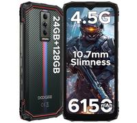 DOOGEE Blade 10 Energy 4.5G Rugged Smartphone, 24GB+128GB/2TB, Octa-core Telefono Indistruttibile, Android 15, 6150mAh Batteria, 6.56" HD+ 90Hz, 16MP+8MP, Widevine L1/GPS/Face ID/NFC