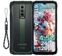 DOOGEE Blade 10 Energy - Smartphone robusto ultra sottile da 10,7 mm, batteria da 6150 mAh, telefono Android 15 con 24 GB di RAM+128 GB di ROM, schermo da 6,5 pollici a 90 Hz, fotocamere da 16 MP+8 MP