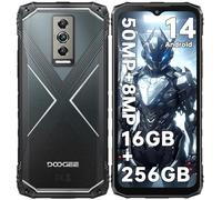 DOOGEE Blade 10 Pro(2024) Rugged Smartphone Android 14, 16GB+256GB(2TB) Telefono Indistruttibile, 6.56'' HD+, 50MP+8MP Cellulare Antiurto 5150mAh, IP68/IP69K/3 Slot per schede/NFC/Face ID/OTG
