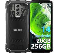 DOOGEE Blade 10 Ultra Rugged Smartphone, 20(8+12) GB+256GB/2TB TF Telefono Indistruttibile Android 14 Cellulare Robusto, 10.7mm Ultrasottile 6.56" HD+ 90Hz, 50MP+8MP, 5150mAh, NFC/4G/Face ID/GPS