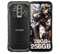 DOOGEE Blade 10 Ultra Rugged Smartphone 2024, 20GB +256GB/TF 2TB, Android 14 Telefono Indistruttibile,10.7mm Ultrasottile,5150mAh, 6.56" HD+ 90Hz, 50MP, IP68/69K/Dual SIM/Face ID/NFC/GPS