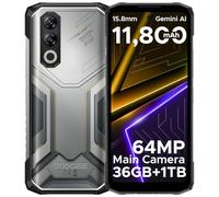 DOOGEE Blade 20 Max Rugged Smartphone, 1TB+36GB Telefono Indistruttibile, 11800mAh/33W, MTK Helio G100 Octa Core, 6.6" 120Hz Cellulare Antiurto, 64MP+20MP+16MP, Android 15/NFC/4G Dual SIM/Face ID