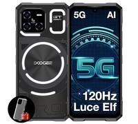 DOOGEE Blade GT 2025 Rugged Smartphone 5G, 32GB+256GB, LED Light Effect, 10.5mm Ultra-thin+260g, 6.72” FHD+120Hz, 5500mAh Telefono Indistruttibile, 48MP Rugged Telefoni, Android 14, WIFI6/NFC-Nero