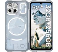 DOOGEE Blade GT 5G Rugged Smartphone 2025, 32GB RAM+256GB ROM Telefono Indistruttibile con Luce LED Android 14,6.72" FHD+120Hz, 48MP+20MP,5500mAh,Dimensity 7050, Dual SIM Face ID/Fingerprint/IP69K/NFC