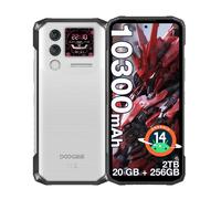 DOOGEE Blade10 Max Telefono robusto Display IPS da 6,56 "90 Hz 8 GB 256 GB 1,54" Display posteriore 50 MP AI Fotocamera principale Batteria da 10300 mAh Telefono