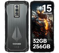 DOOGEE Blade10 Pro Energy Rugged Smartphone Android 15, 32GB+256GB / 2TB Telefono Indistruttibile, 6150mAh Cellulare da Lavoro, 6,56" Cellulare Antiurto, 50MP+8MP, Octa Core, 4G Triplo SIM, NFC,Faccia