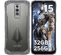 DOOGEE Blade10 Pro Energy Smartphone da esterno Android 15, 32 GB + 256 GB / 2 TB Telefono cellulare da esterno senza contratto, 6150 mAh, 6,56" Telefono da cantiere, 50 MP + 8 MP, Octa Core, 4G Tripl