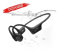 Auricolari DOOGEE BoneBeat con Gancio per Orecchio, Cuffie a Conduzione Ossea, Modalità Doppia, Wireless, Impermeabili per Sport e Guida