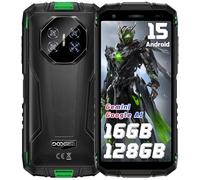 DOOGEE Fire 3 Pro Rugged Smartphone Android 15, 16GB+128GB/2TB Telefono Indistruttibile, 8350mAh Cellulare Antiurto, 5.5" Display, 16MP+8MP, Dual SIM 4G/NFC/OTG/FACE ID/GPS/Widevine L1/3.5mm Jack