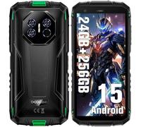DOOGEE Fire 3 Ultra Rugged Smartphone Android 15, 24GB RAM+256GB ROM/2TB Telefono Indistruttibile, 8250mAh, 16MP+20MP Night Vision, 5.5" Cellulare da Lavoro, Impronte Digitali / Face ID/IP68/NFC