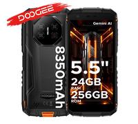 Doogee Fire 3 Ultra 5.5" Telefono robusto Gemini Ai 8350Mah Batteria 24Gb (6+18) 256Gb Widevine L1 Supporto Android 15 Nfc Cellulare