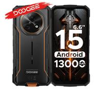 DOOGEE Fire 5 6.6" Telefono ruvido Batteria mAh Smartphone NFC 12 GB (3 9) RAM 64 GB ROM Android 15 Google Pay Supporto Cellulare
