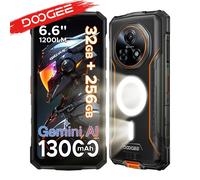 DOOGEE Fire 5 Ultra Telefono Rugged 32GB 256GB 6.6\" Helio G81 Octa Core Batteria 13000mAh Fotocamera 48MP Luce da Campeggio 1200LM NFC