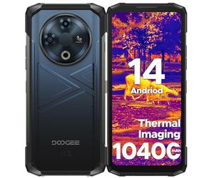 DOOGEE FIRE 6 (Image Thermique - 6,56'' - 6/256GB - 10400mAh) BLACK