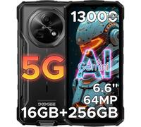 Doogee Fire 7 16GB 256GB 6.6" IPS 5G Dual SIM NFC 13000mAh 64MP IP68 Android 15 Nero