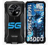 DOOGEE Fire 7 Android 15 Rugged Smartphone 5G, 13000Mah, 16GB+256GB/2TB Telefono