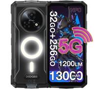 Doogee Fire 7 Pro 32GB 256GB 6.56" 90Hz 5G Dual SIM Batteria 13000mAh Android 15 Nero