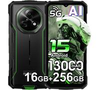 DOOGEE Fire 7 Rugged Smartphone,16Gb+256Gb/2Tb,Batteria 13000Mah 18W 5G Android