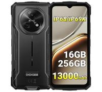 DOOGEE Fire 7 Rugged Smartphone 5G, Batteria 13000mAh, 16GB+256GB/2TB Telefono Indistruttibile, Android 15, Fotocamera 64MP, Display 6.6" 90Hz, IP69K con NFC/GPS