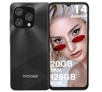 DOOGEE N55 Plus Android 14 Telefono cellulare senza contratto, 20 GB + 128 GB 6.56" HD+ IPS Octa Core Smartphone senza contratto, 5150 mAh, 13 MP + 8 MP, Dual SIM 4G cellulare economico 5G WiFi senza