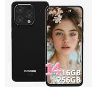 DOOGEE N55 PRO Smartphone Android 14, 16GB + 256GB 1TB TF Octa Core, Smartphone 6.56" HD+ 90Hz, 5150mAh Batteria 13+8MP Fotocamera Telefono, Face ID/OTG/GPS/Widevine L1 Telefono Cellulare Nero