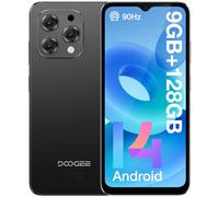 DOOGEE N55 Smartphone 2024, Smartphone Android 14, 9(4+5) GB+128GB/1TB, 6.56" HD+90Hz, 13MP Fotocamera, Telefono 5150mAh Batterie, 4G Dual SIM 2.4G/5G WiFi OTG -Telefono Cellulare
