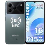DOOGEE Note 56 Plus Android 16 Smartphone, 48GB+256GB/TF 2TB Telefono Cellulare, 50MP+8MP, 6150mAh Cellulari, 6.56" 90Hz Octa-Core Telefoni, Fingerprint/Face ID/4G Dual SIM/Widevine L1/NFC - Verde