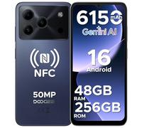 DOOGEE Note 56 Plus Smartphone Android 16, 48GB+256GB/TF 2TB Cellulari, 50MP+8MP, 6150mAh Telefono Cellulare, 6.56" 90Hz Octa-Core Telefoni, Fingerprint/Face ID/4G Dual SIM/Widevine L1/NFC - Viola