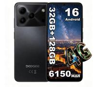DOOGEE Note56 Pro Smartphone 32GB + 128GB Android 16 6150mAh Batteria 6.56 ''90Hz Schermo 13MP + 8MP Widevine L1 NFC Telefono cellulare