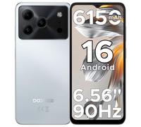 DOOGEE Note 56 Smartphone Android 16, 6150 mAh, 8.45 mm Ultrasottile, 6.56" HD + 90 Hz IPS, 24 GB + 64 GB/2 TB TF, 4G Telefono Cellular offerta Smartphone, Dual SIM/Octa Core/OTG/Face ID/GPS, Bianco