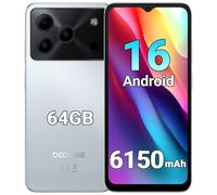 DOOGEE Note 56 Smartphone Android 16, 6150mAh Telefono Cellulare, 6.56" 90Hz HD+ IPS, 24GB+64GB/2TB TF, Octa Core Telefoni, 4G Dual SIM, Face ID/GPS/OTG