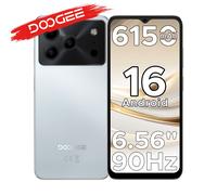 DOOGEE Note 56 - Smartphone Android 16, schermo da 6.56", batteria grande da 6150mAh, 24GB di RAM (3+21), 64GB di memoria, supporta lo sblocco facciale