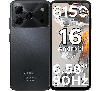 DOOGEE Note 56 Smartphone Android 16, senza contratto, batteria da 6150mAh, corpo ultra sottile da 8,45mm + display FHD da 6,56" a 90Hz, prezzo accessibile, processore octa-core, combo di memoria 24GB